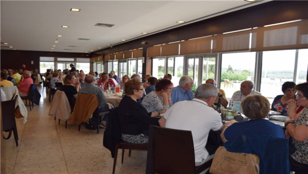 Aniversário da arep: num cenário admirável da albufeira da Aguieira